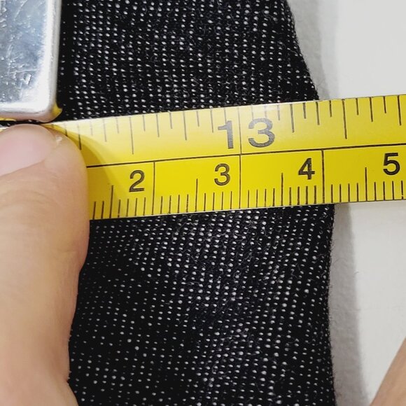 le chateau Black White Zipper Back Plated Pencil Business Casual Skirt Size 1/2 - Picture 10 of 11